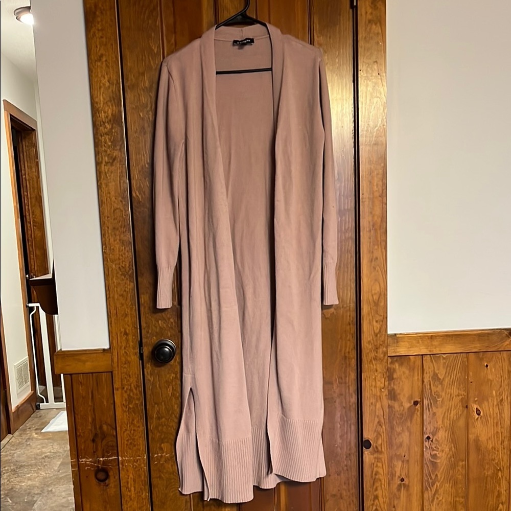 Express Women's Cardigan in Blush Pink